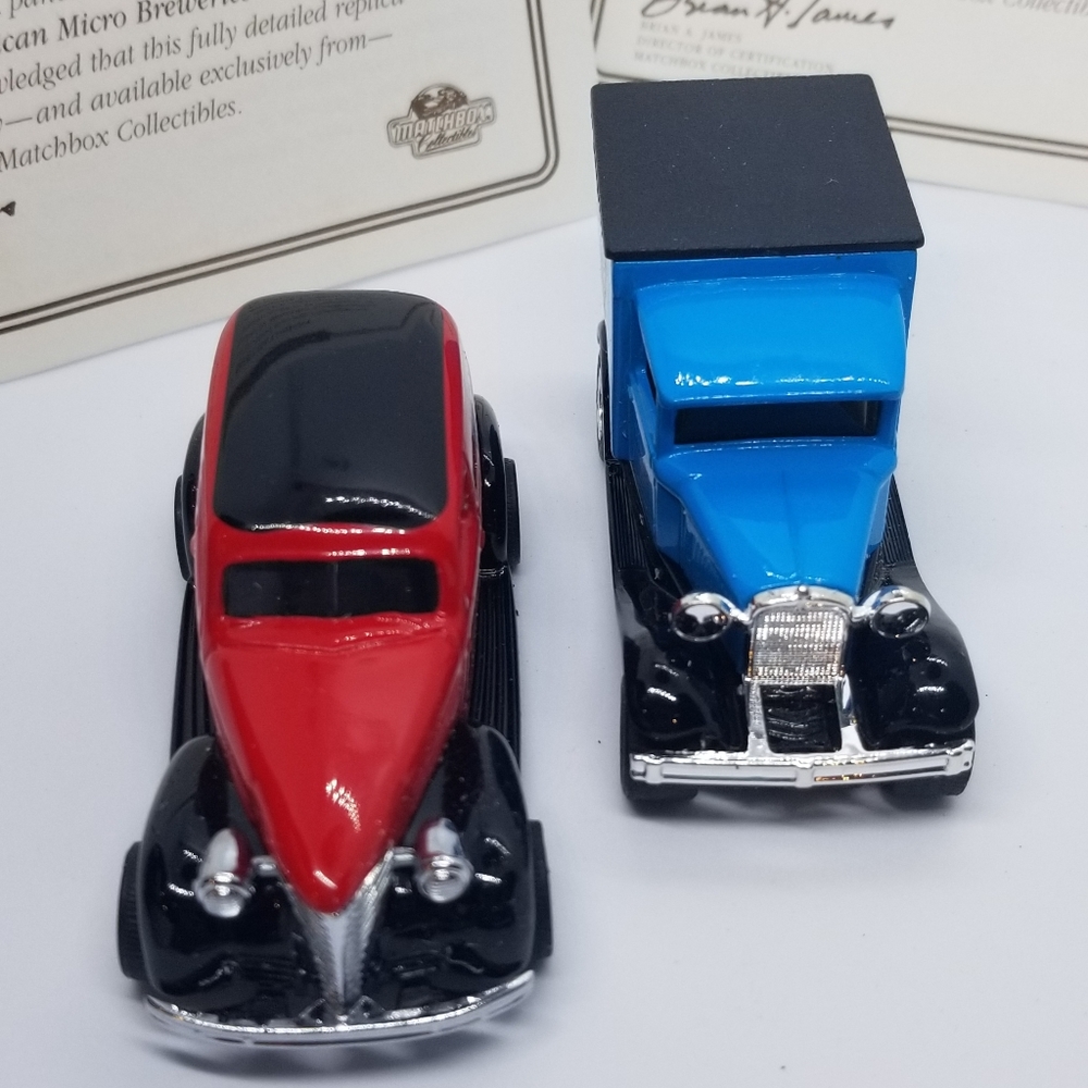 Matchbox micro breweries 2 truck set